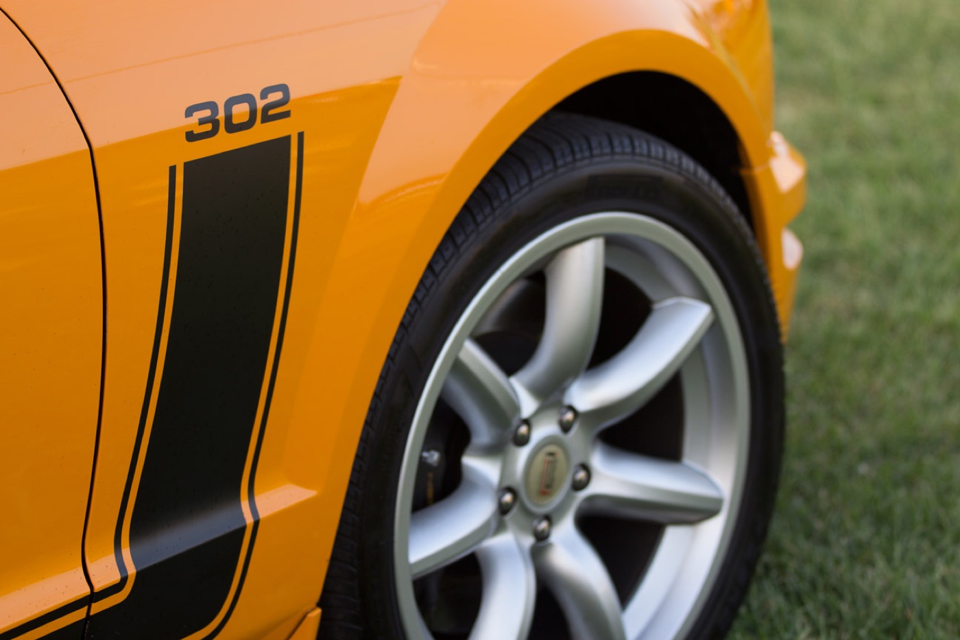 Classic Ford Mustang muscle car