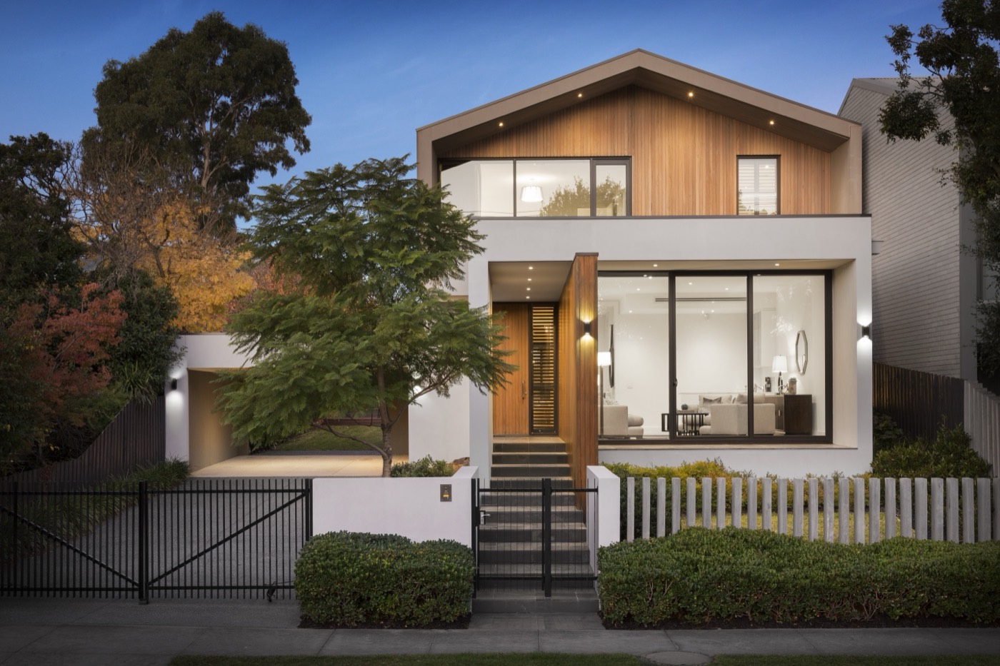 Residential home facade